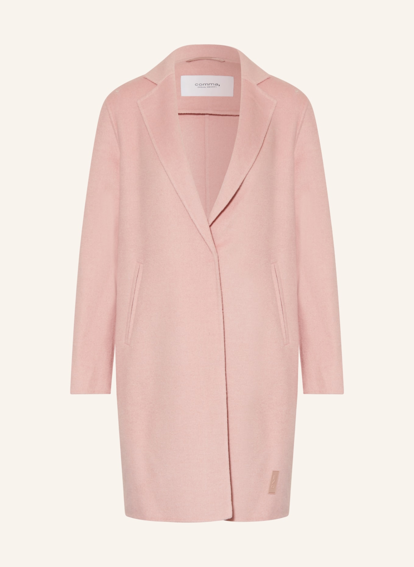 Rose pink wool coat clearance