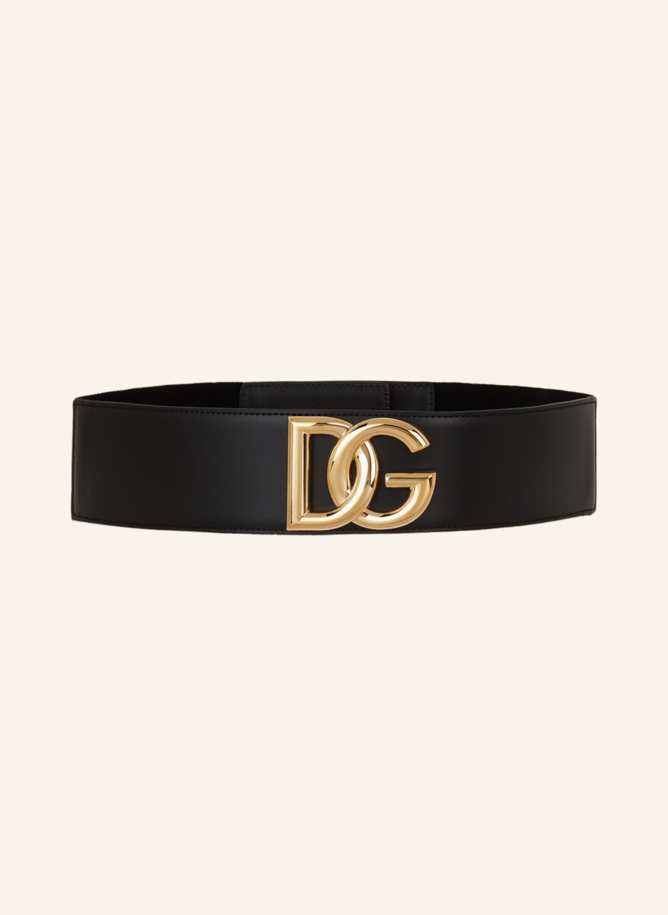 DOLCE & GABBANA Waist belt, Color: BLACK/ GOLD (Image 1)