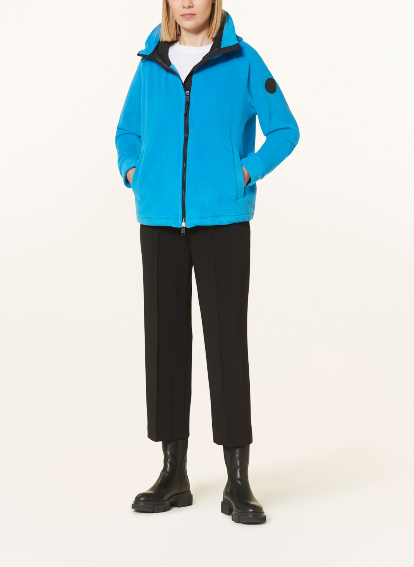 FUCHS SCHMITT Fleece jacket, Color: TURQUOISE (Image 2)