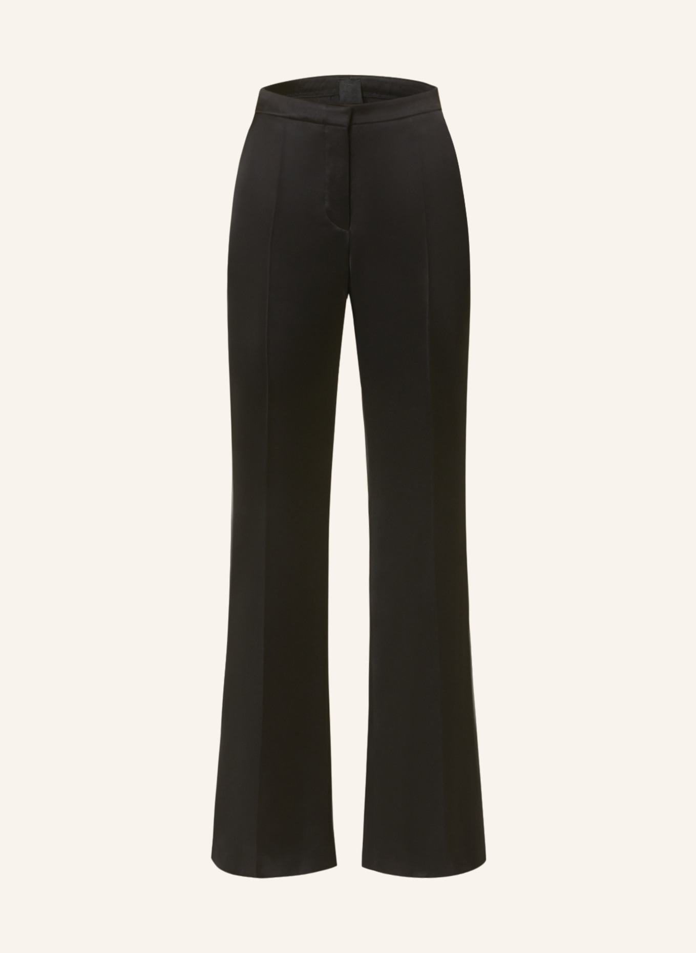 GIVENCHY Satin trousers, Color: BLACK (Image 1)