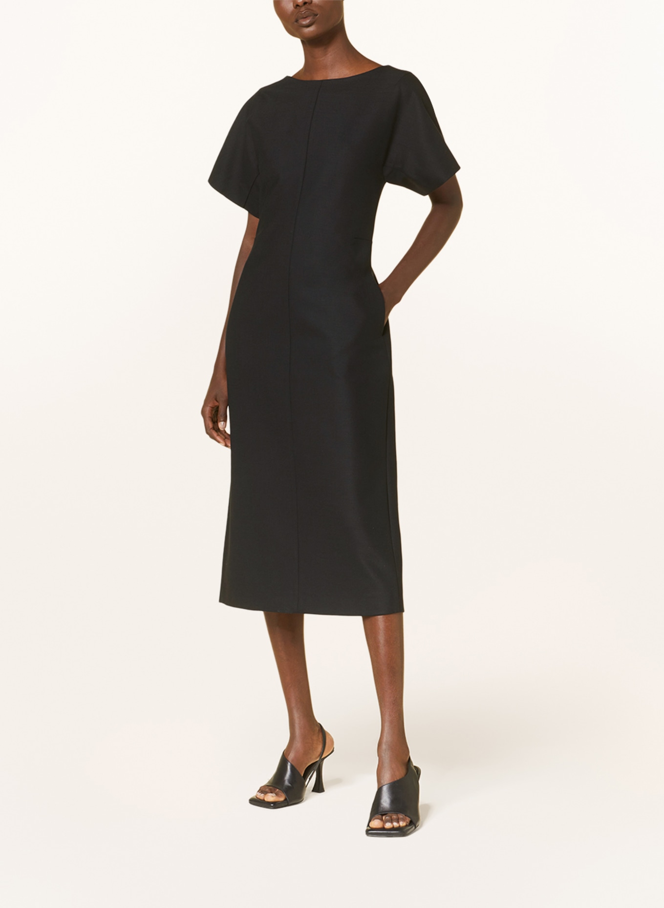 FABIANA FILIPPI Sheath dress, Color: BLACK (Image 2)