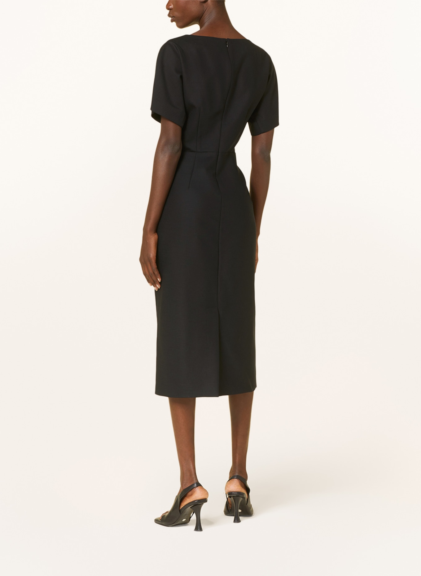 FABIANA FILIPPI Sheath dress, Color: BLACK (Image 3)