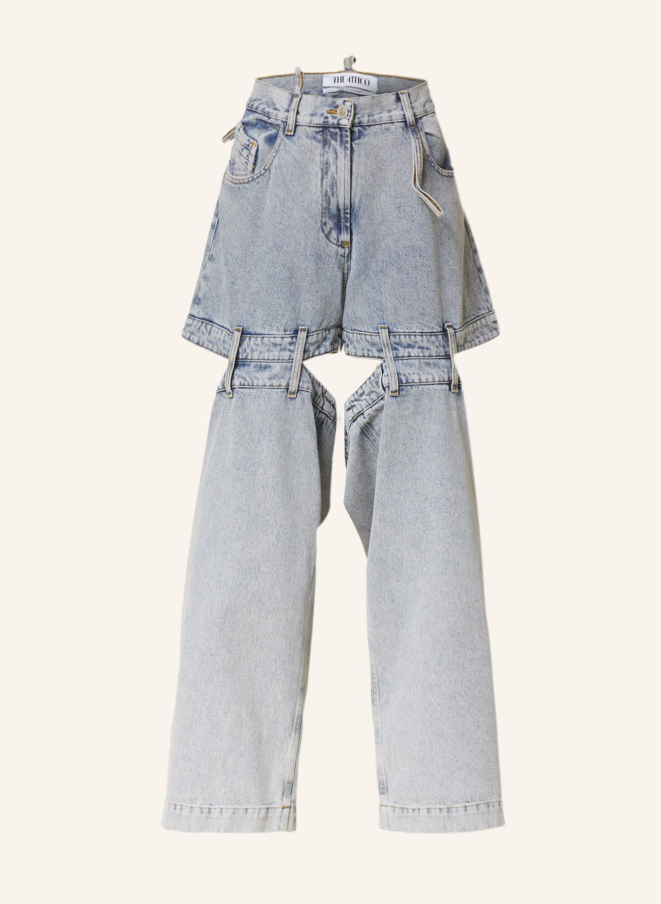 THE ATTICO Jeans-Culotte ASHTON, Farbe: 518 Vintage Blue (Bild 1)