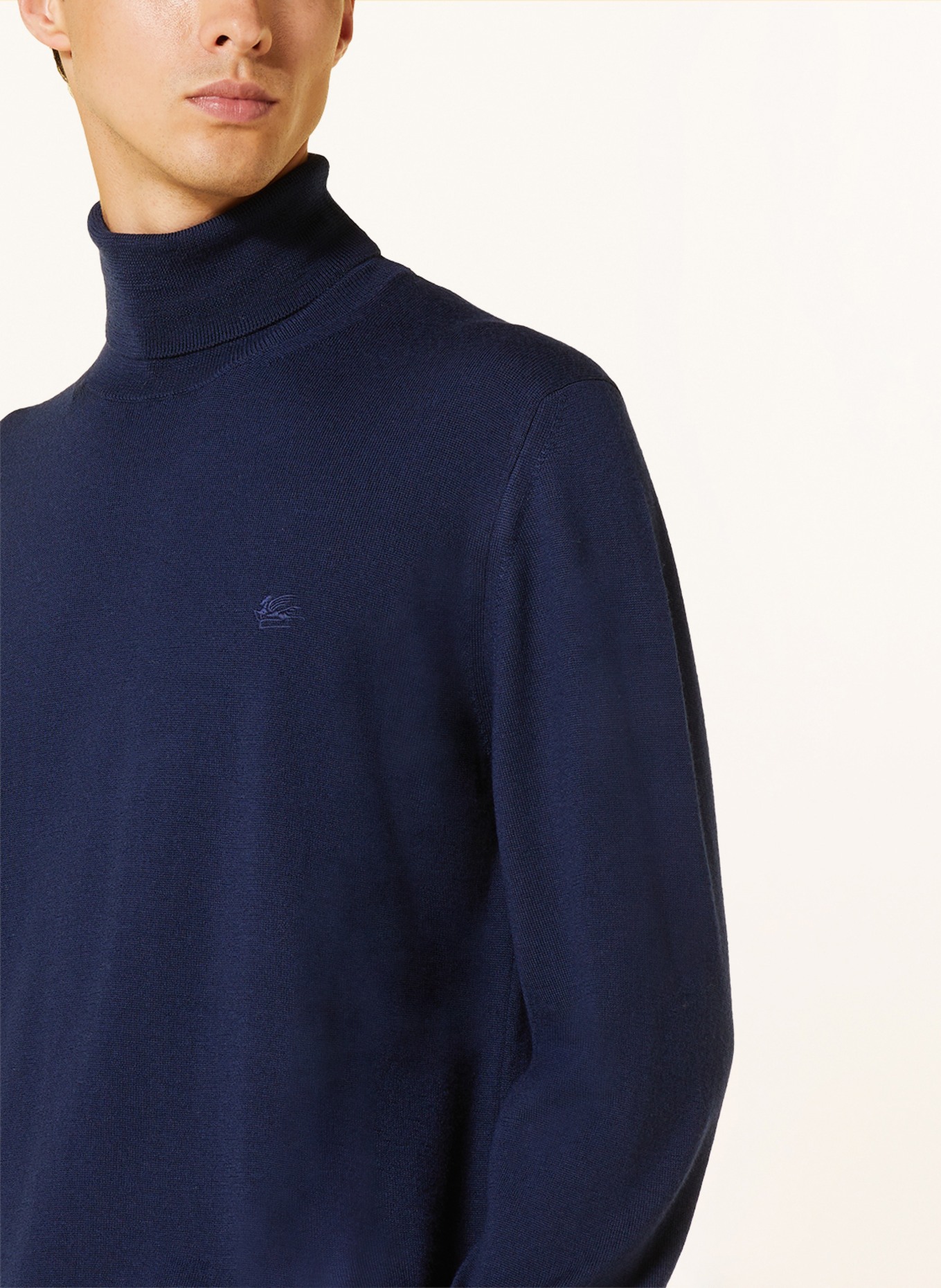 ETRO Turtleneck sweater, Color: DARK BLUE (Image 4)
