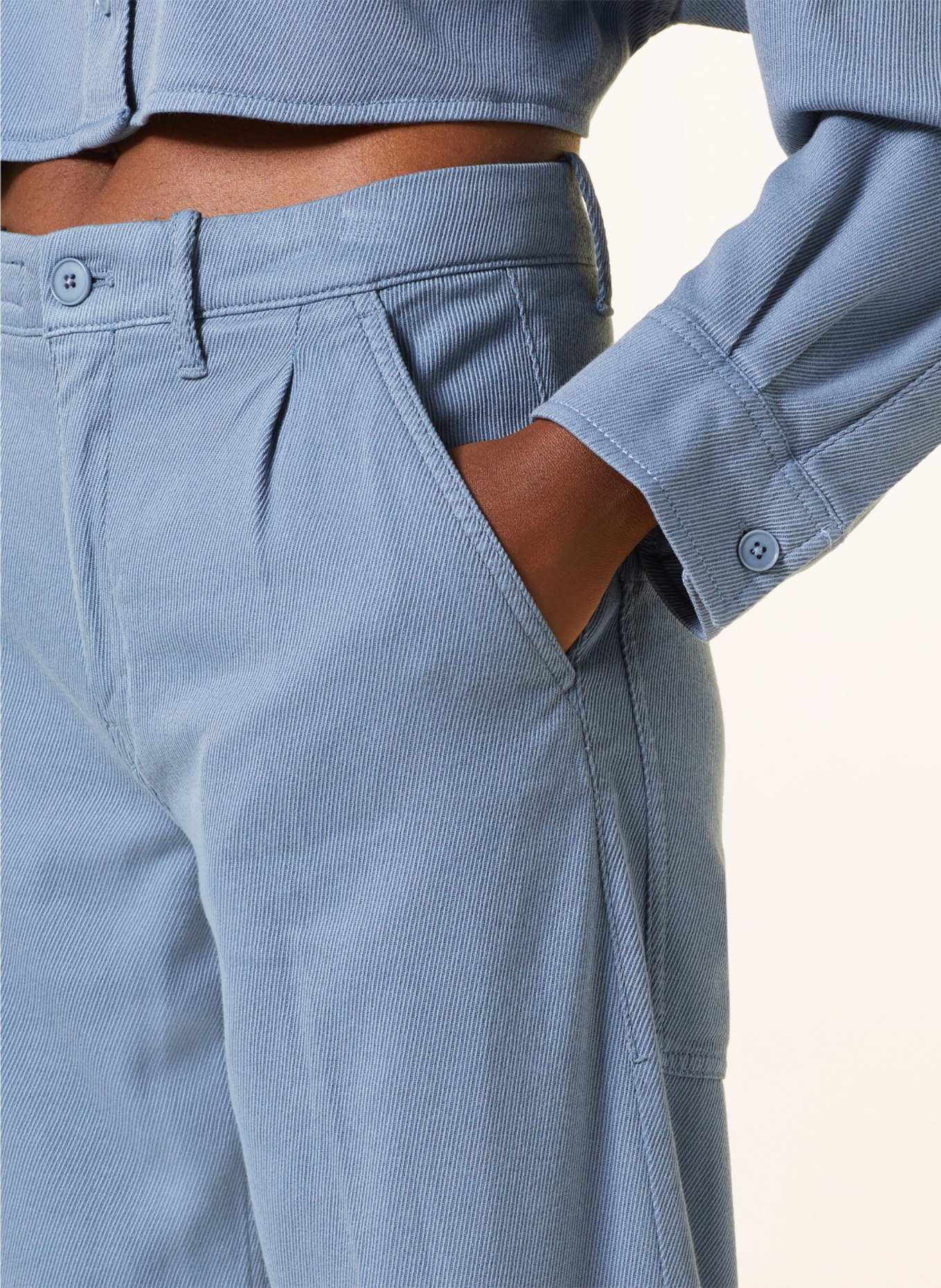 DRYKORN 7/8 trousers CLEVER 2, Color: LIGHT BLUE (Image 5)