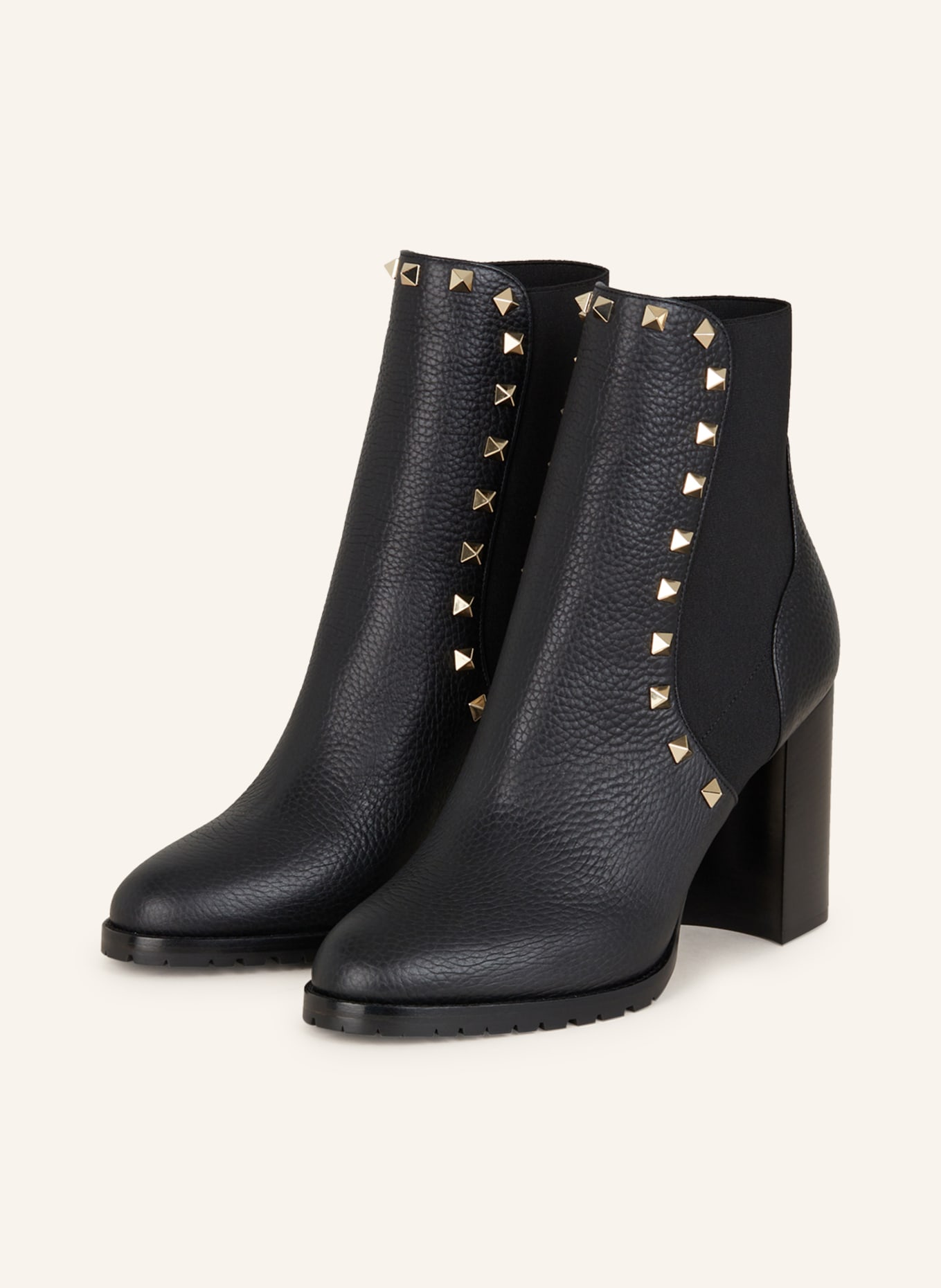 VALENTINO GARAVANI Chelsea boots BEATLE ROCKSTUD, Color: BLACK (Image 1)