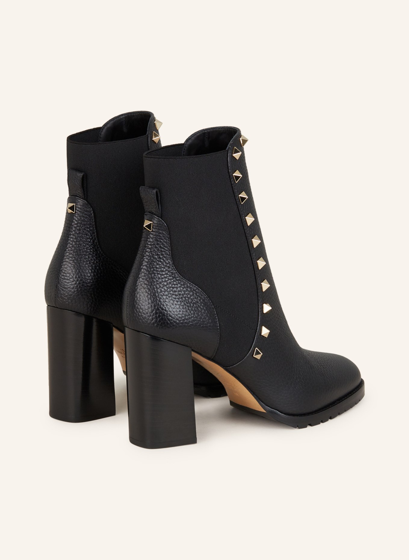 VALENTINO GARAVANI Chelsea boots BEATLE ROCKSTUD, Color: BLACK (Image 2)