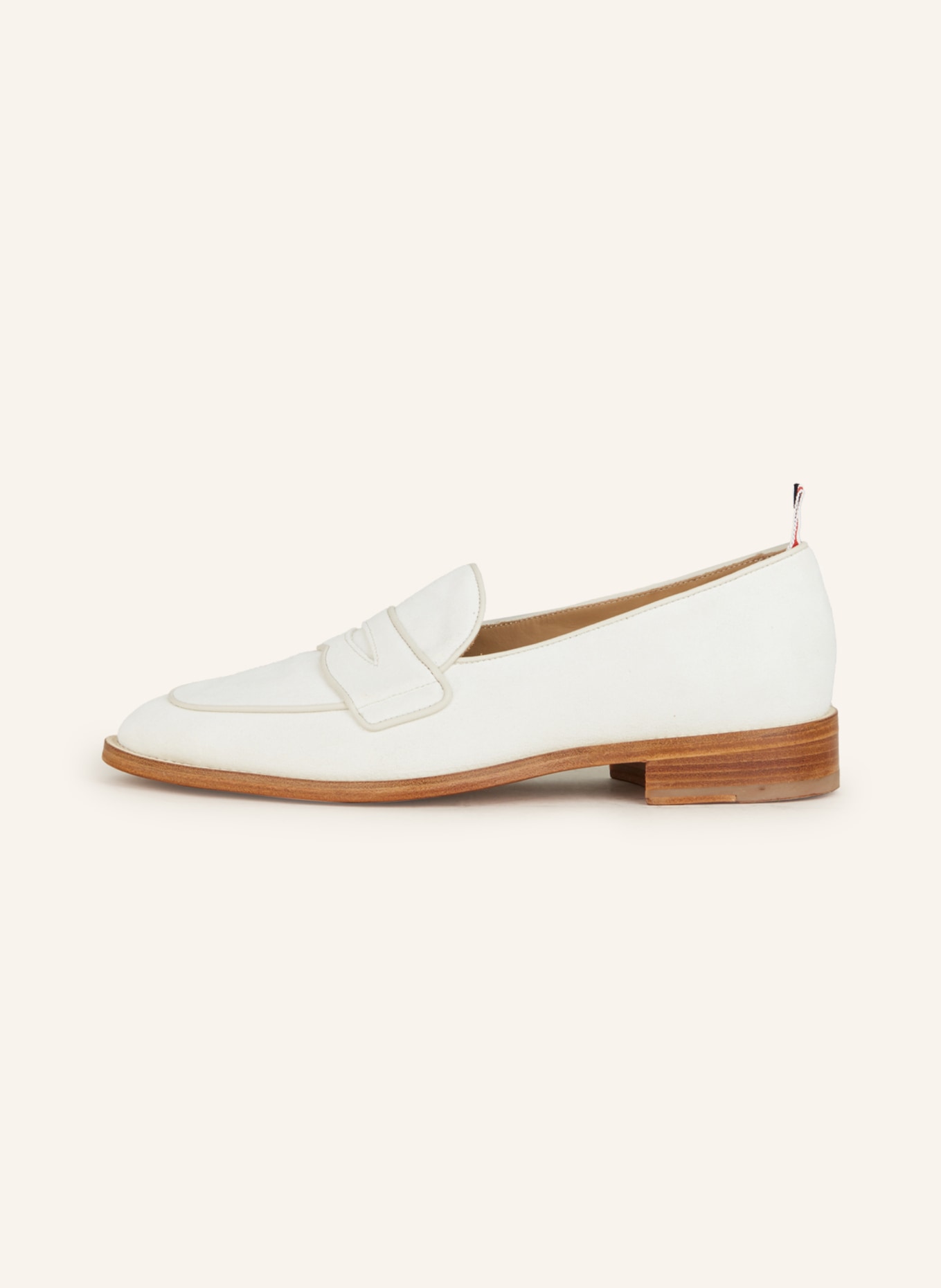 THOM BROWNE. Penny loafers, Color: WHITE (Image 4)