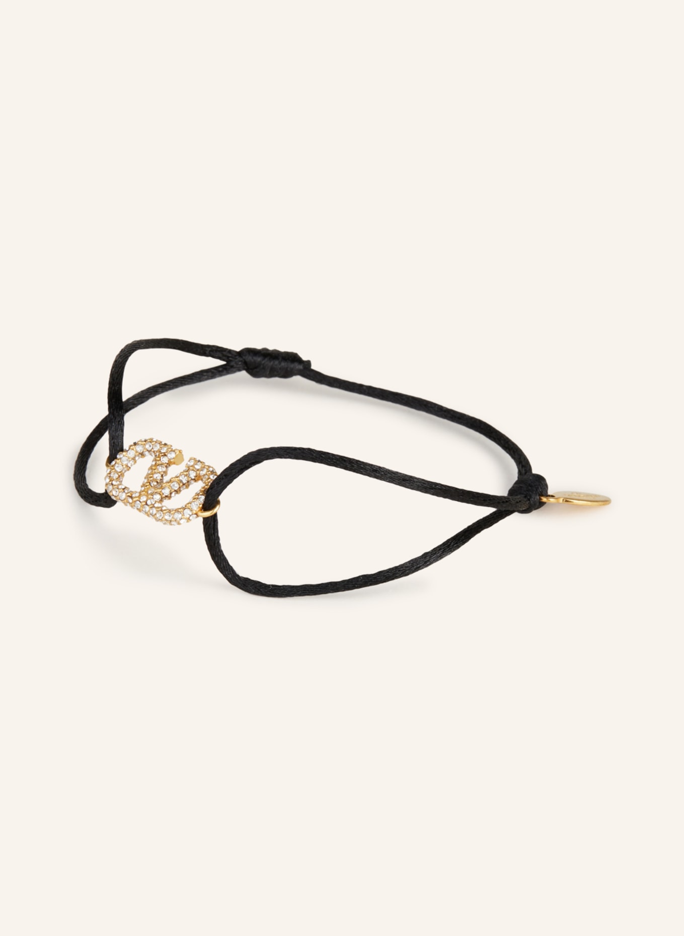 VALENTINO GARAVANI Bracelet VLOGO SIGNATURE, Color: BLACK/ GOLD (Image 1)
