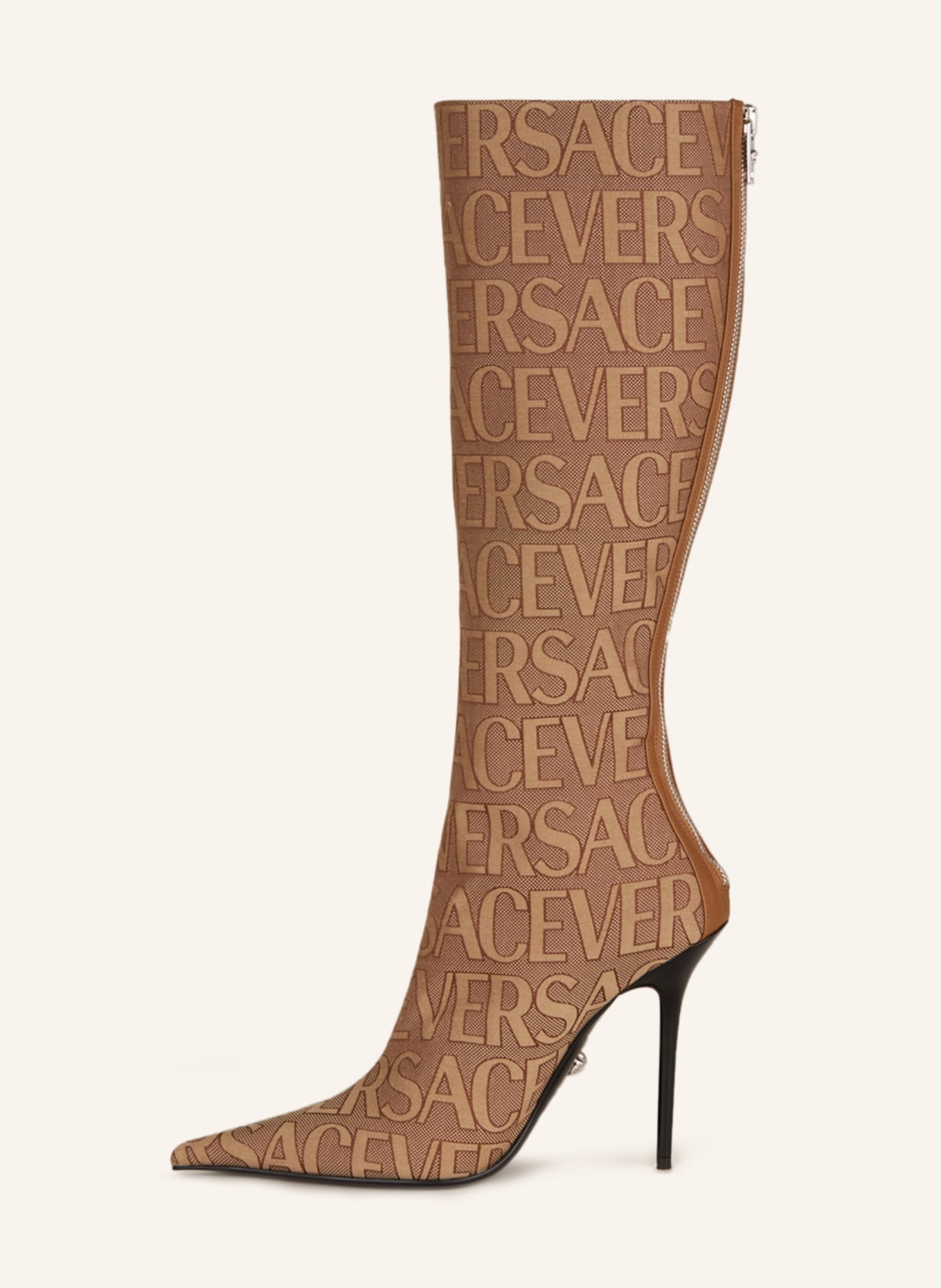 VERSACE Ankle boots, Color: BEIGE/ LIGHT BROWN (Image 4)