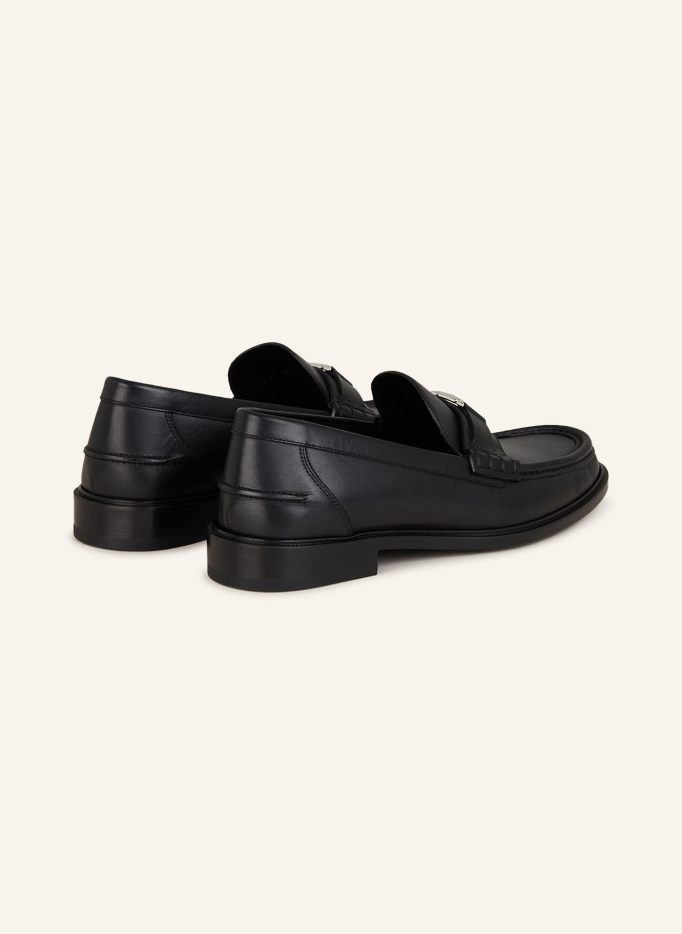 FENDI Penny loafers, Color: BLACK (Image 2)