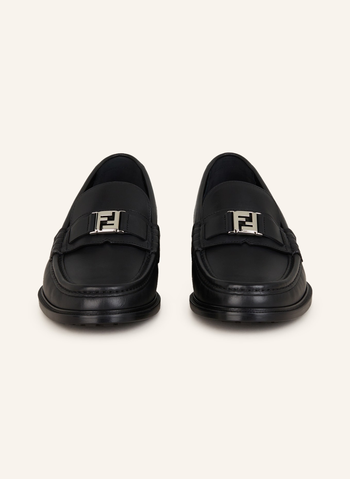 FENDI Penny loafers, Color: BLACK (Image 3)