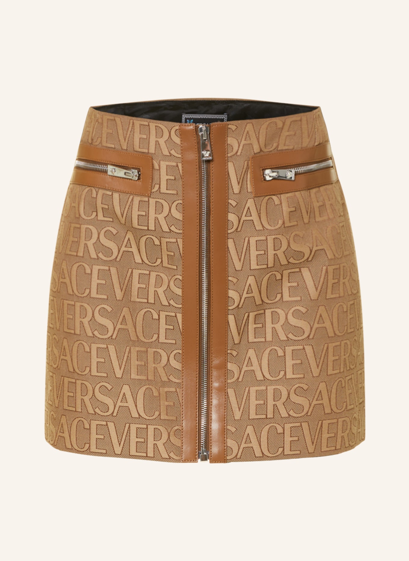 VERSACE Skirt, Color: BROWN/ BEIGE (Image 1)