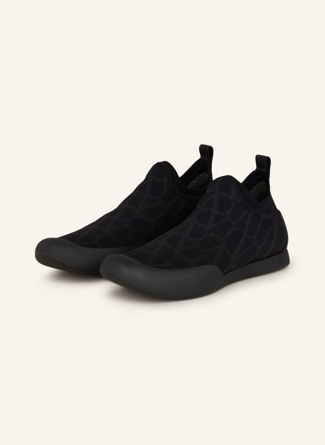 VALENTINO GARAVANI Slip-on sneakers, Color: BLACK/ DARK GRAY (Image 1)