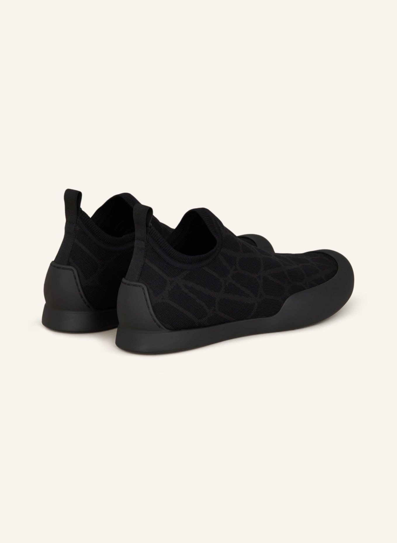 VALENTINO GARAVANI Slip-on sneakers, Color: BLACK/ DARK GRAY (Image 2)