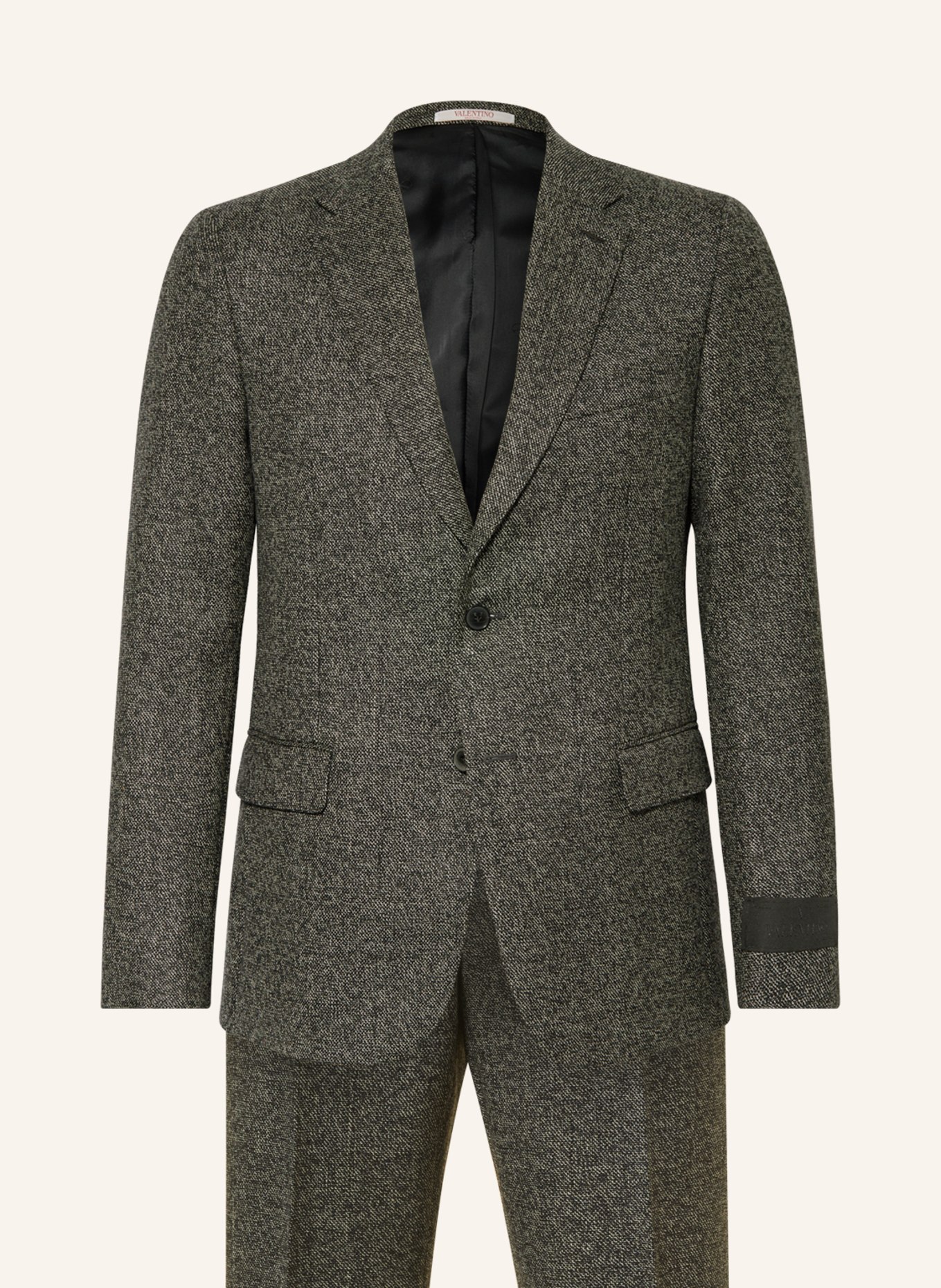 VALENTINO Suit Extra slim fit, Color: BLACK/ ECRU(Image null)