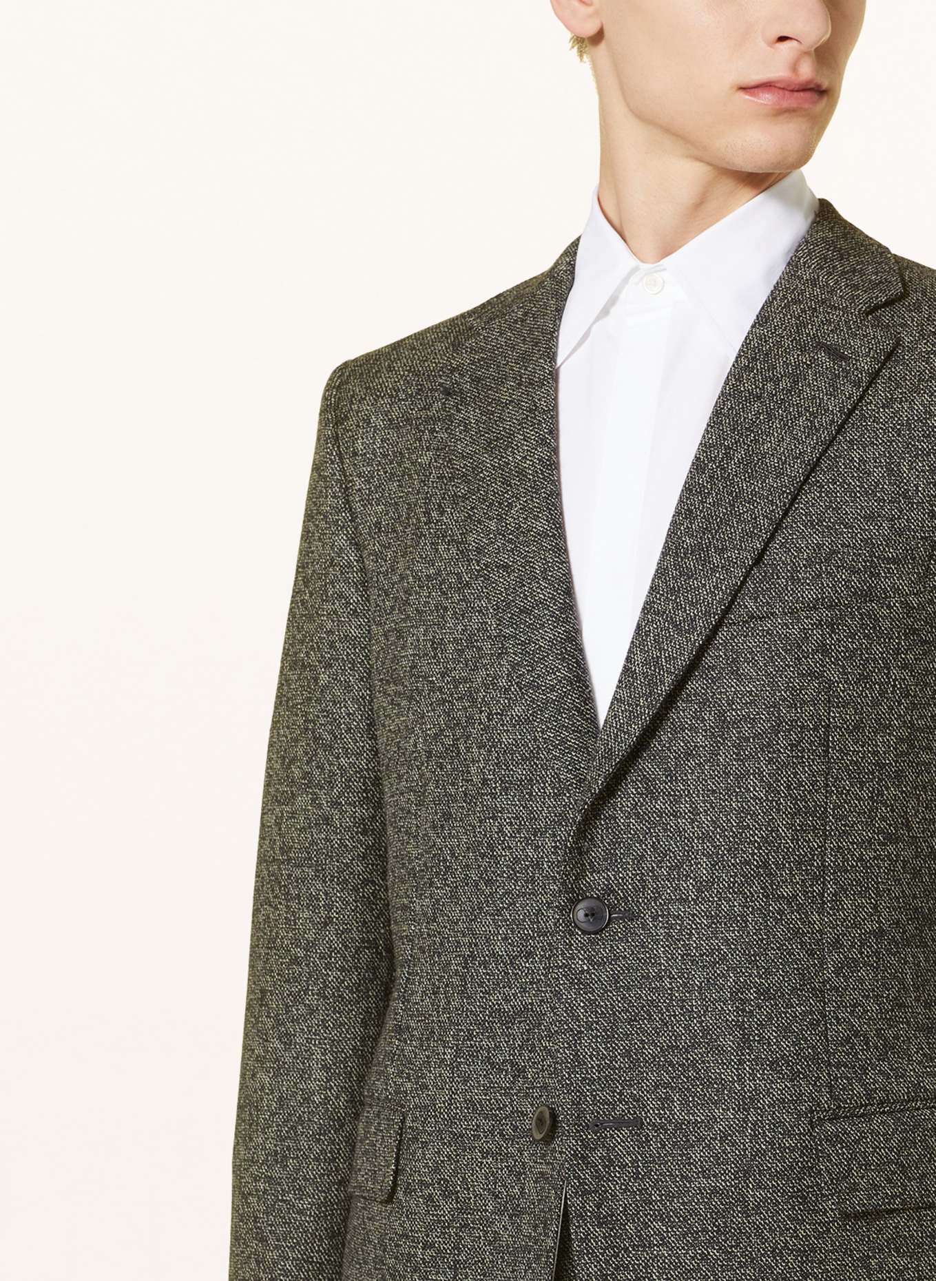 VALENTINO Suit Extra slim fit, Color: BLACK/ ECRU (Image 5)