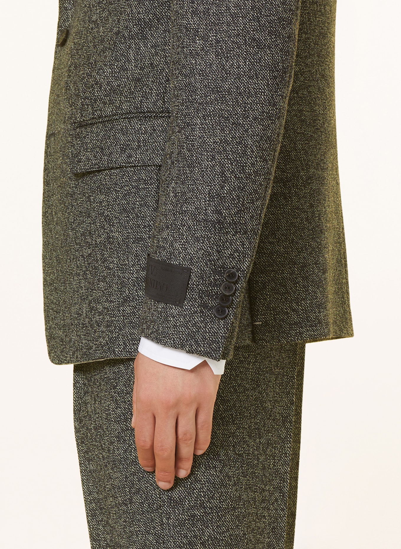 VALENTINO Suit Extra slim fit, Color: BLACK/ ECRU (Image 6)