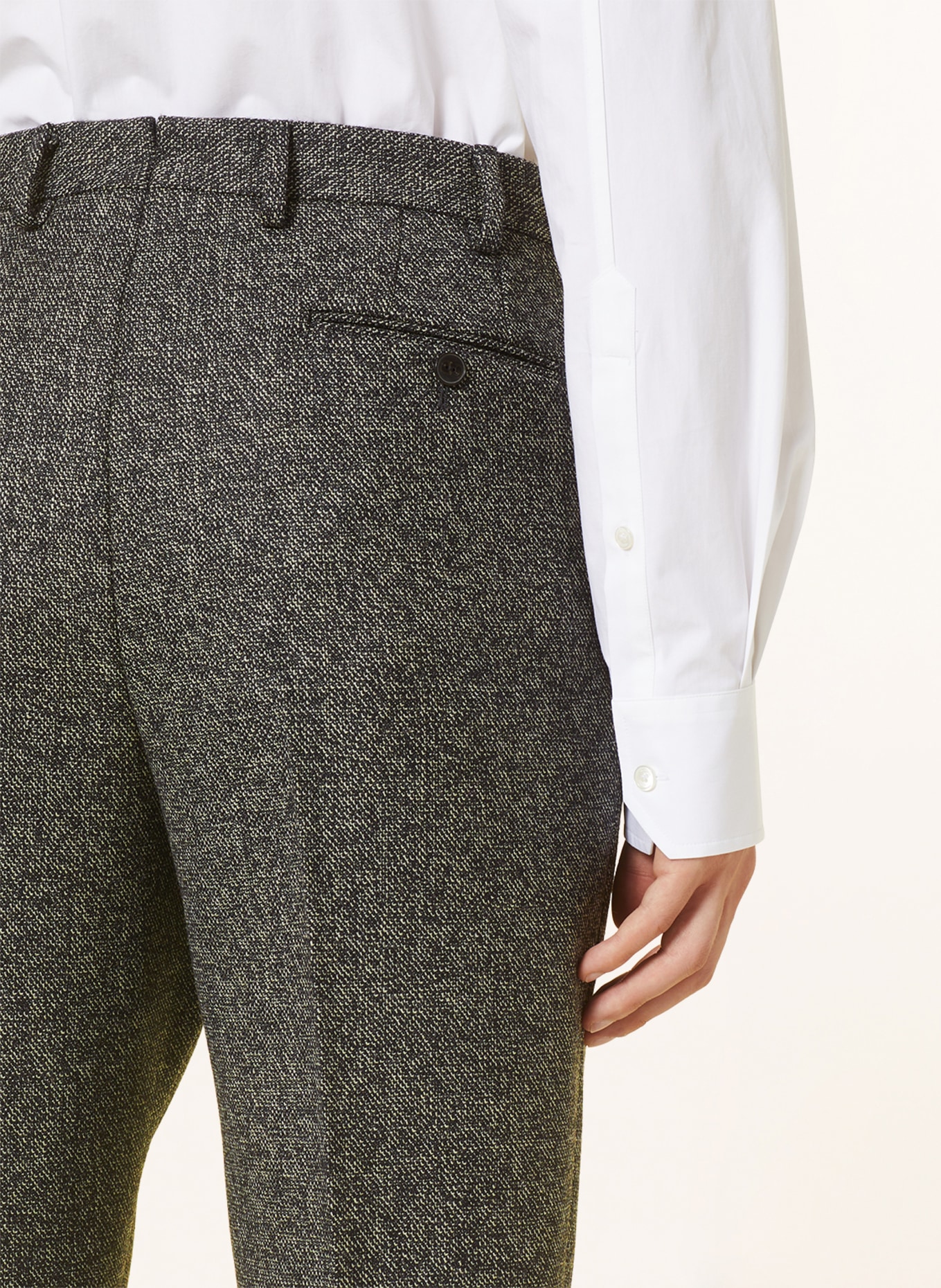 VALENTINO Suit Extra slim fit, Color: BLACK/ ECRU (Image 7)