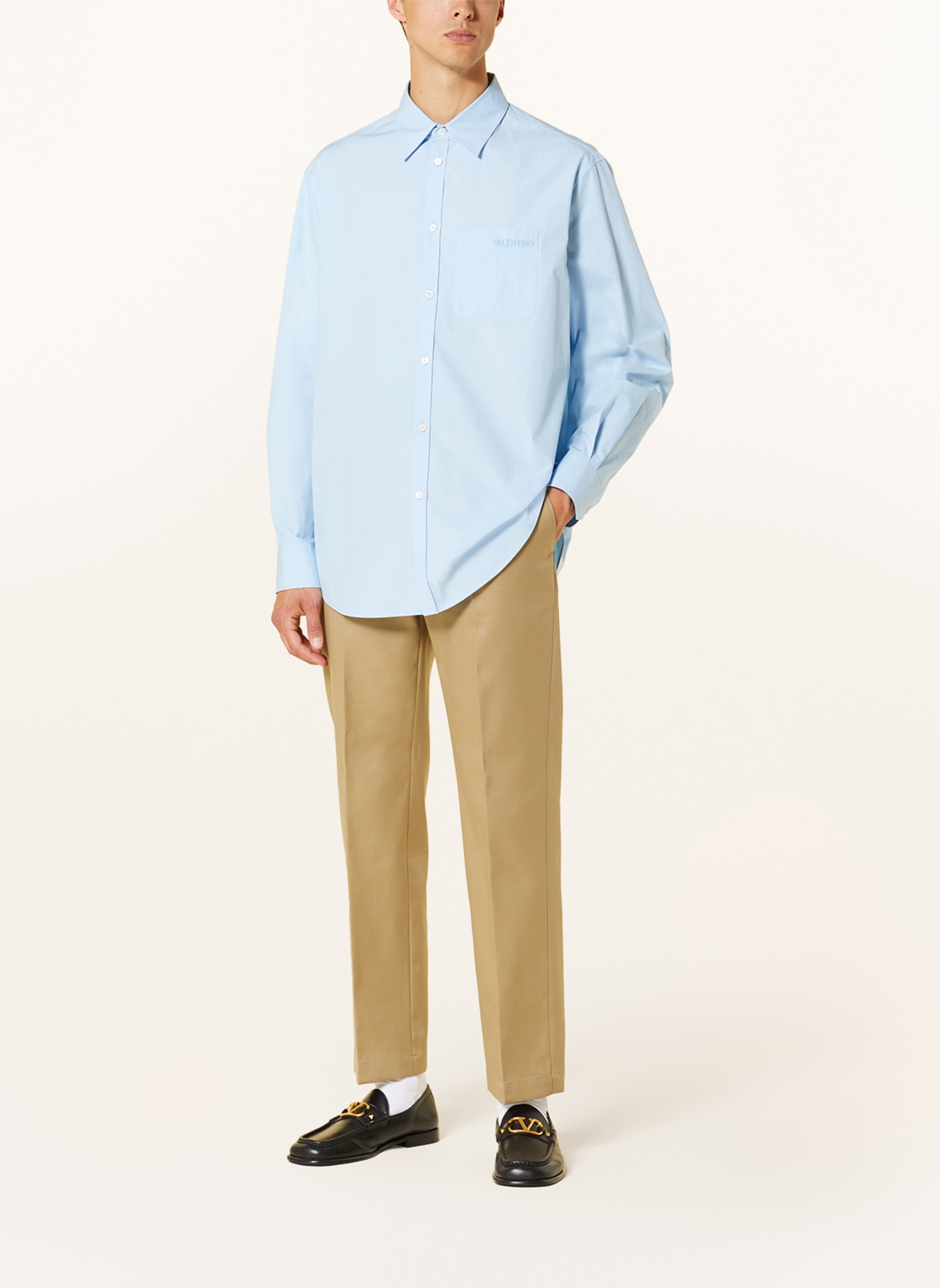 VALENTINO Shirt comfort fit, Color: LIGHT BLUE (Image 2)