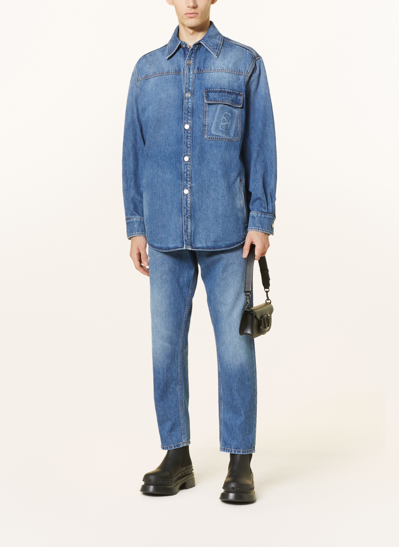 VALENTINO Jeans regular fit, Color: 558 MEDIUM BLUE DENIM (Image 2)