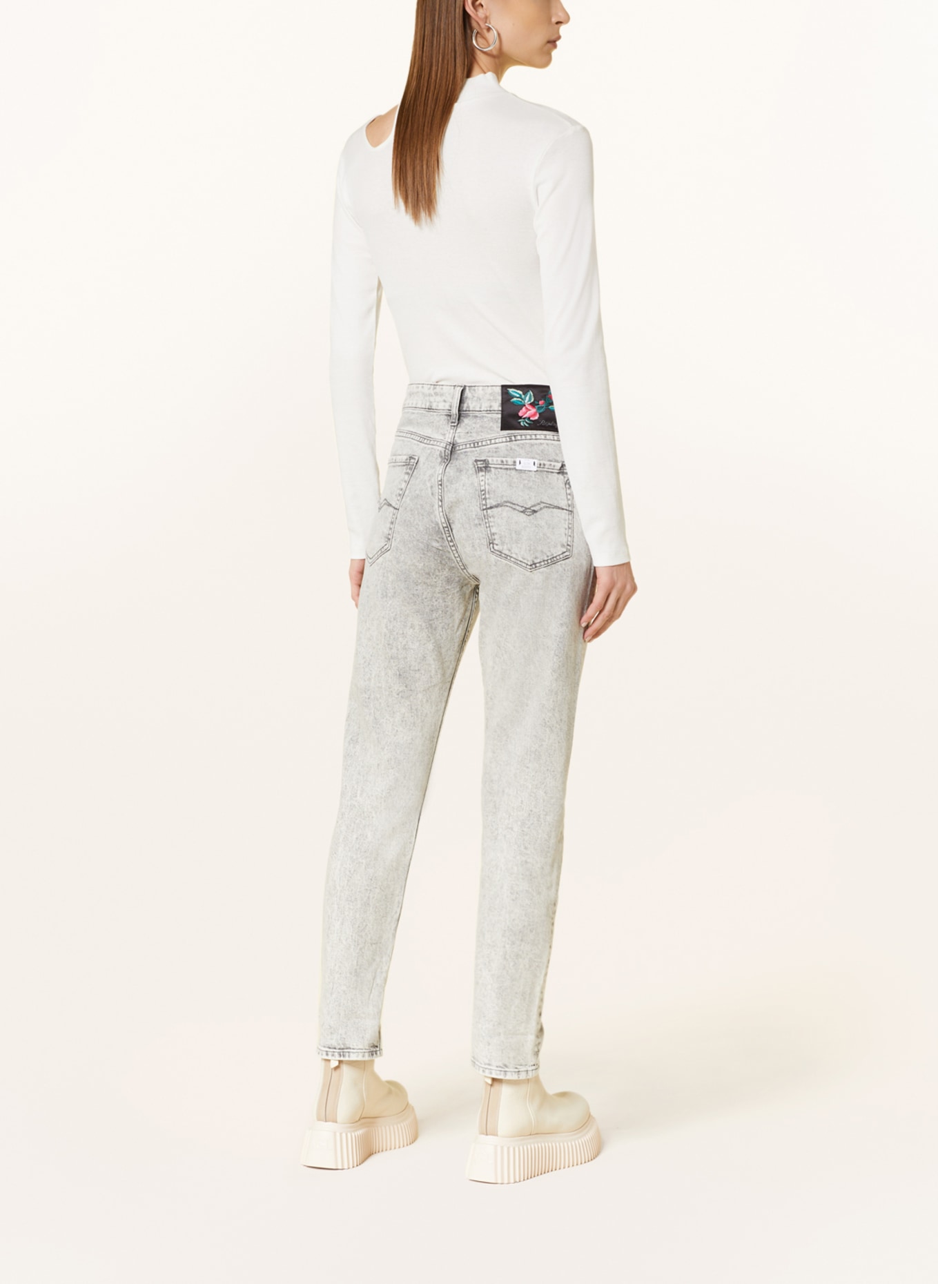REPLAY Boyfriend jeans MARTY, Color: 095 light grey (Image 3)