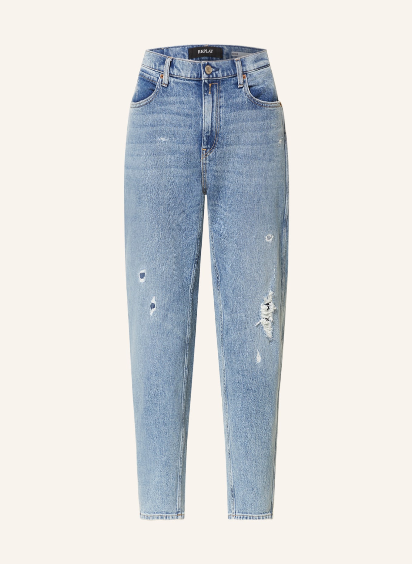 REPLAY Destroyed jeans KEIDA, Color: 010 LIGHT BLUE (Image 1)