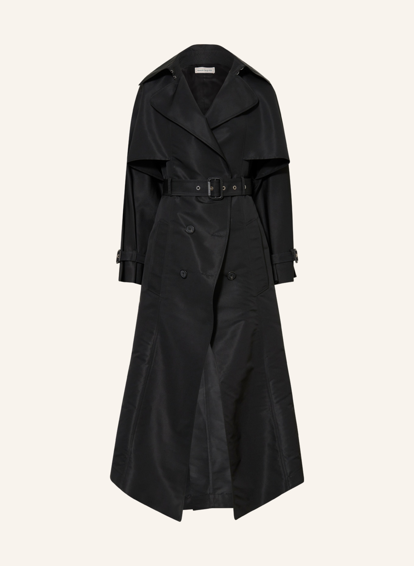 Alexander McQUEEN Trench coat, Color: BLACK (Image 1)