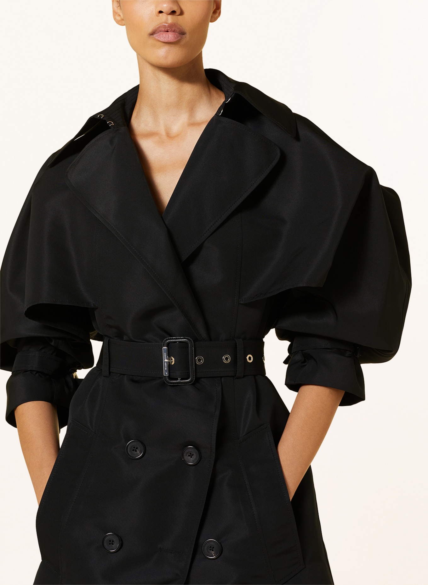Alexander McQUEEN Trench coat, Color: BLACK (Image 4)