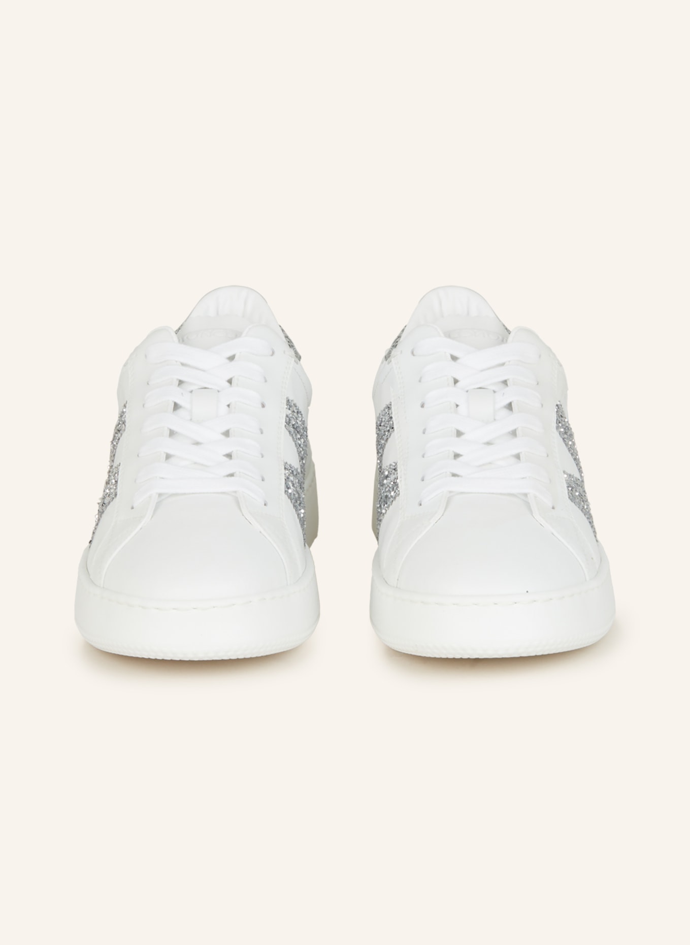 MONCLER Sneakers MONACO, Color: WHITE/ SILVER (Image 3)