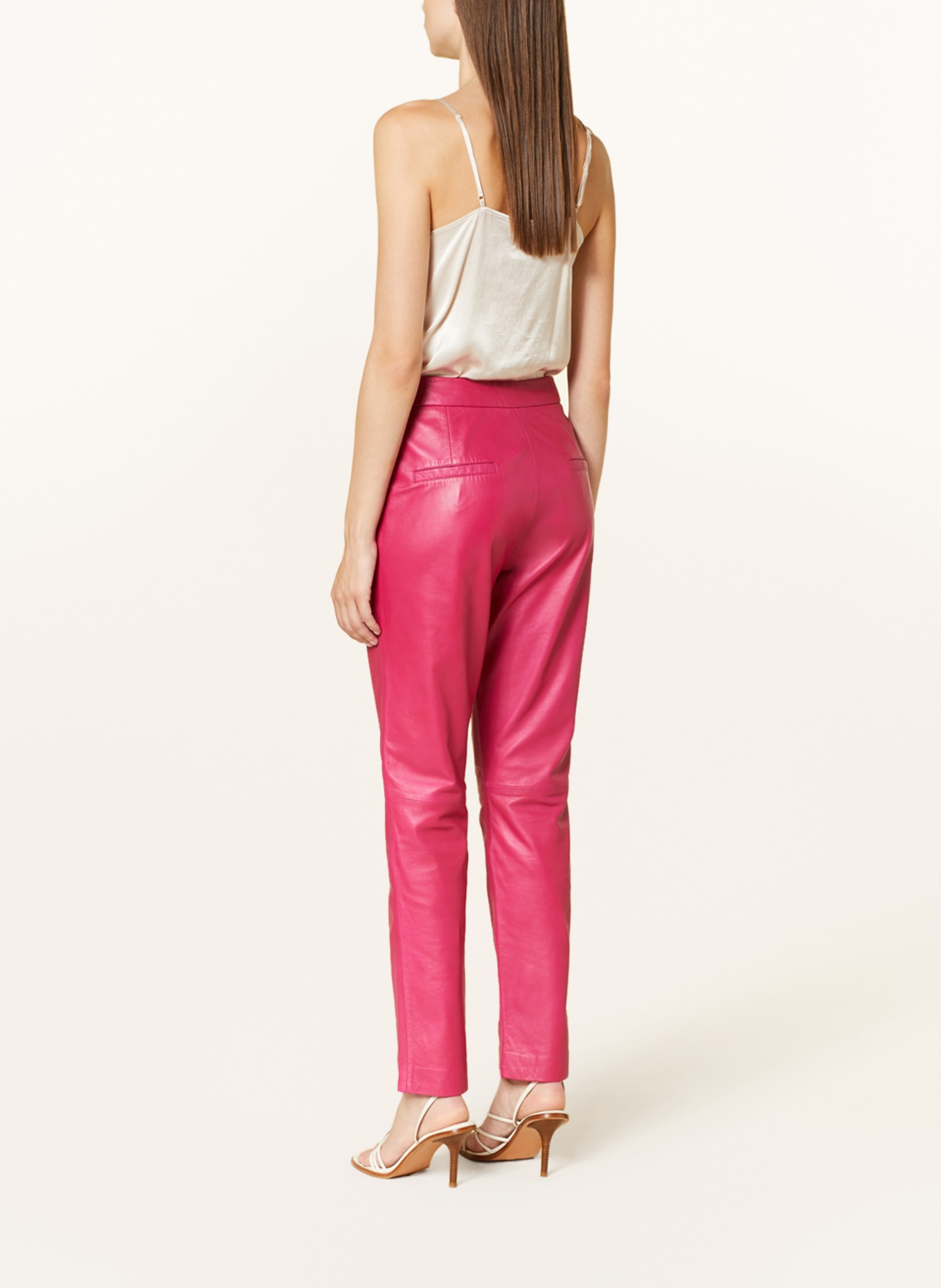 (THE MERCER) N.Y. Lederhose, Farbe: PINK (Bild 3)