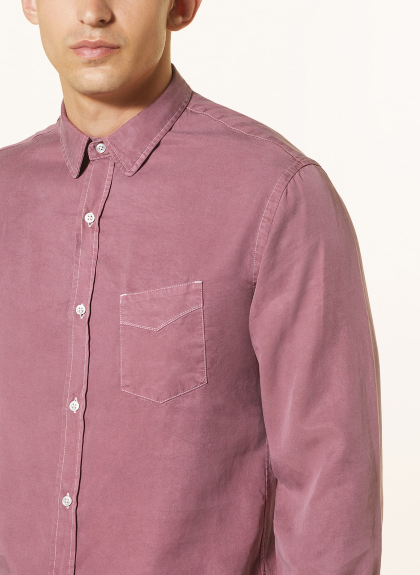 Officine Générale Shirt LIPP regular fit, Color: DUSKY PINK (Image 4)