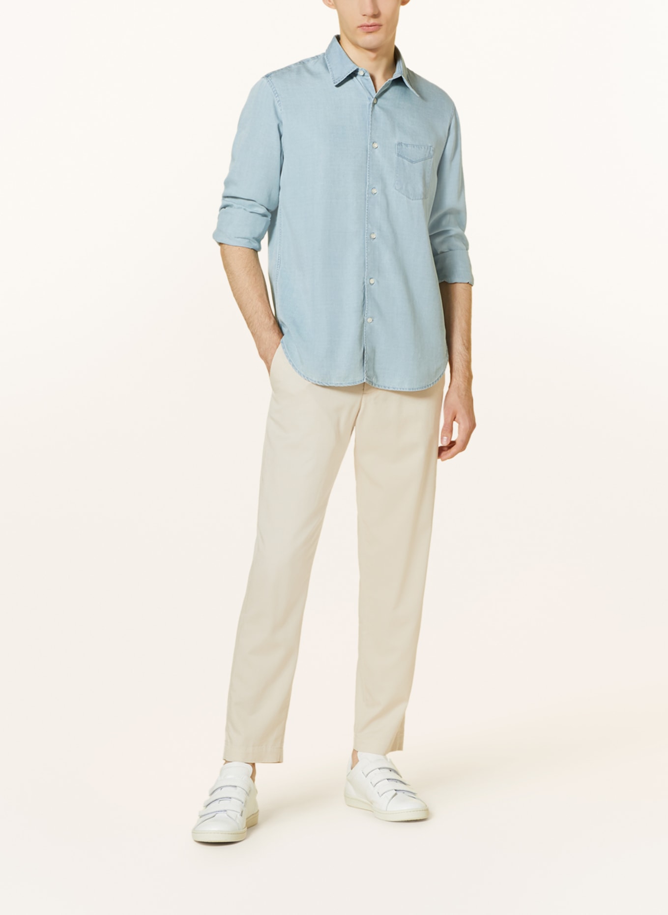 Officine Générale Shirt regular fit, Color: LIGHT BLUE (Image 2)