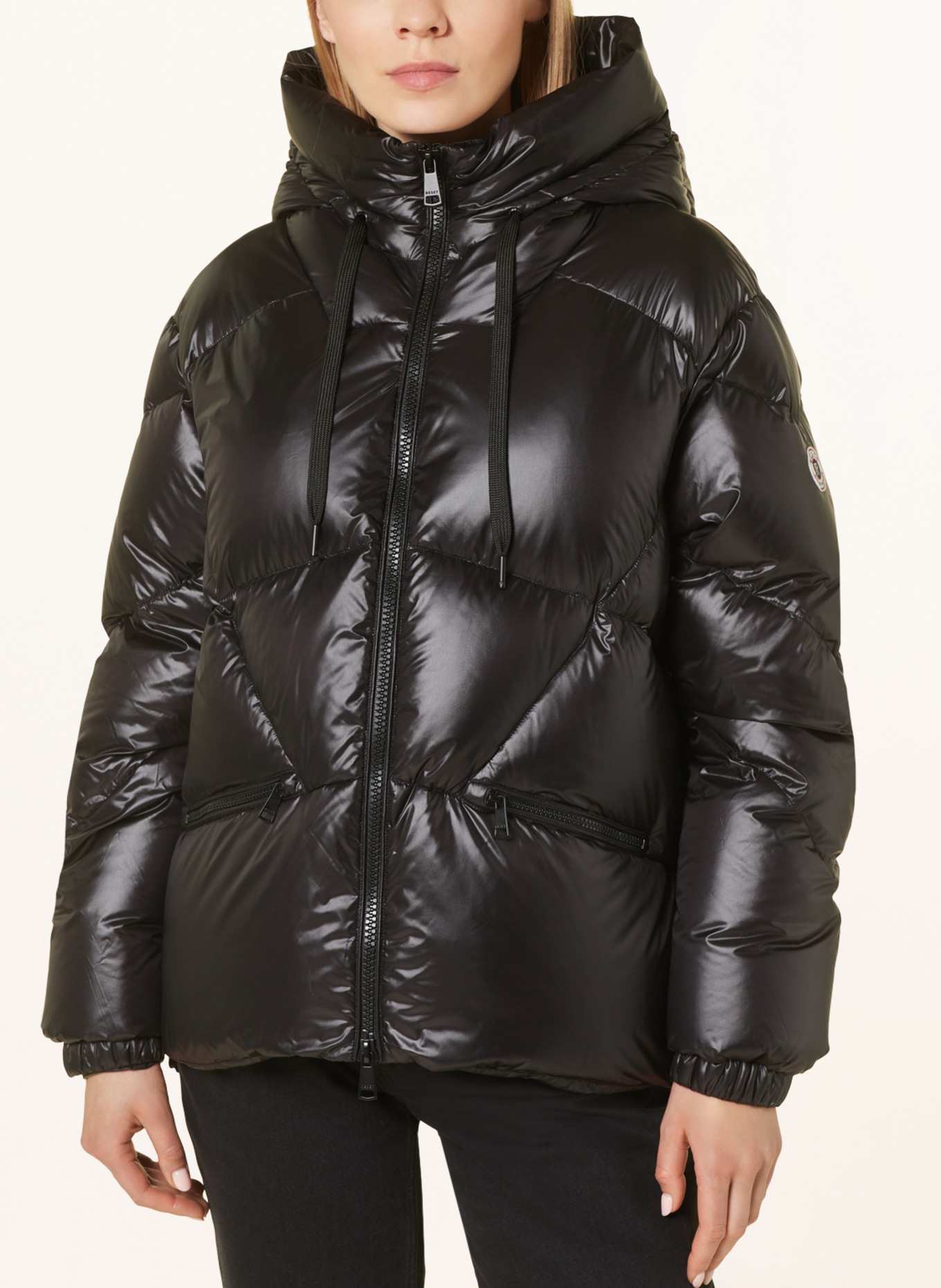 RESET Down jacket RILEY ROAD, Color: BLACK (Image 5)