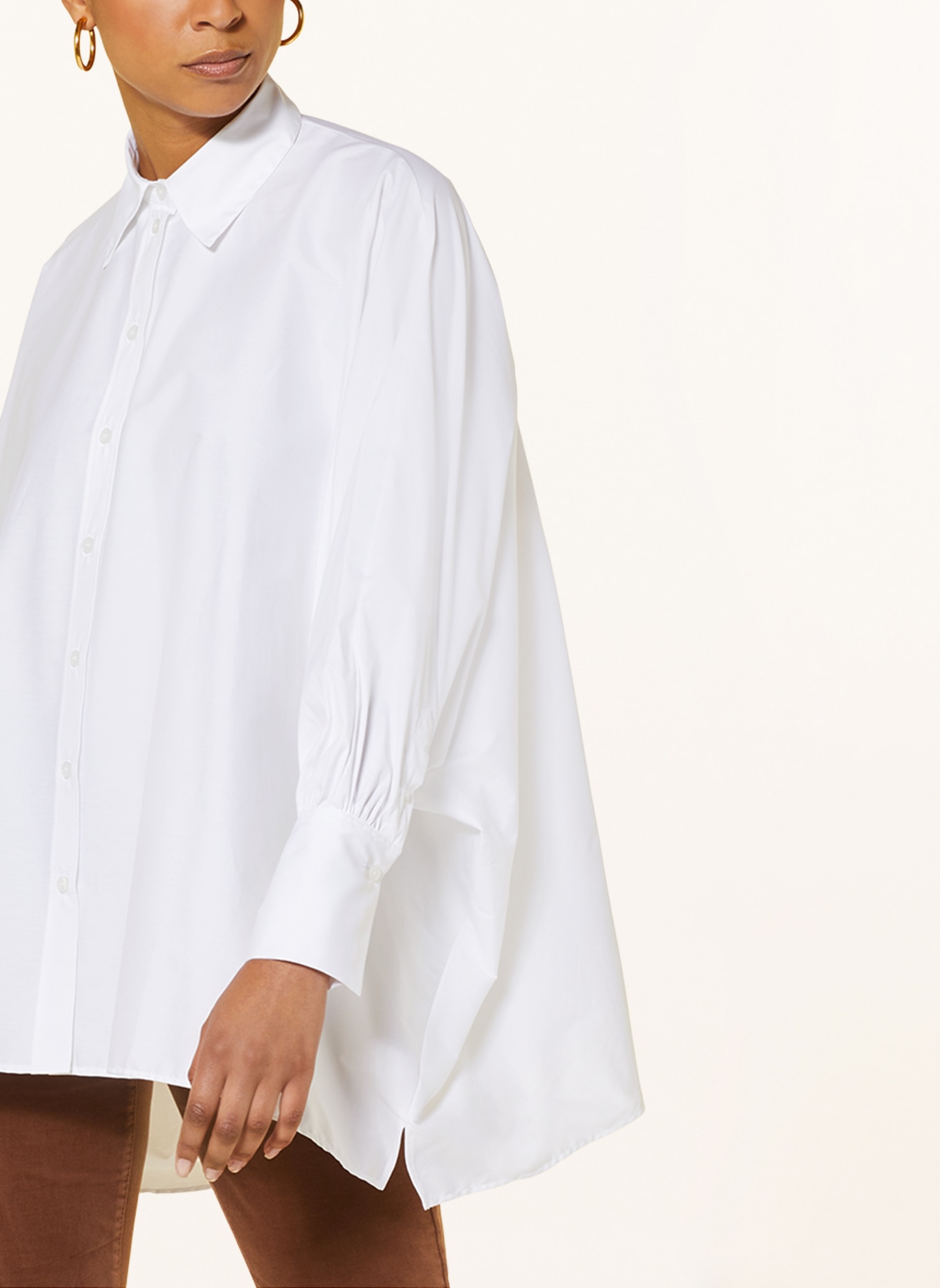 RIANI Oversized shirt blouse, Color: WHITE (Image 4)