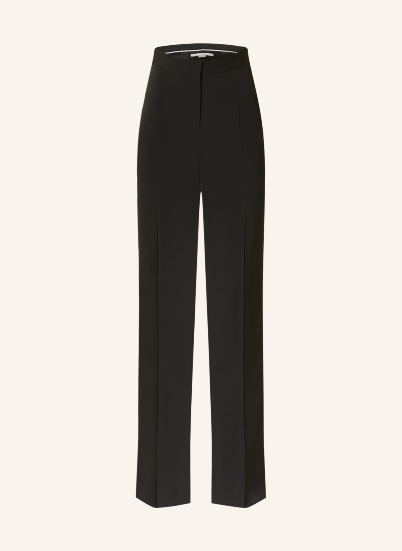 Stella McCartney Women Wide Leg Trousers Wool Zip Pocket Pants Gray Size 42  | eBay