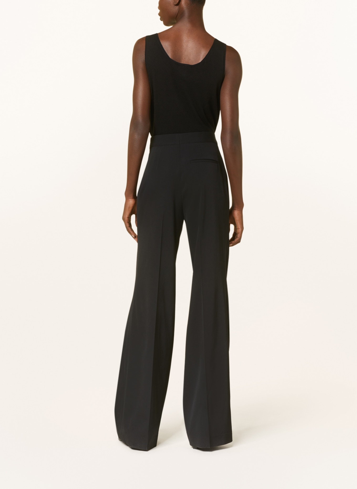 STELLA McCARTNEY Bootcut trousers, Color: BLACK (Image 3)