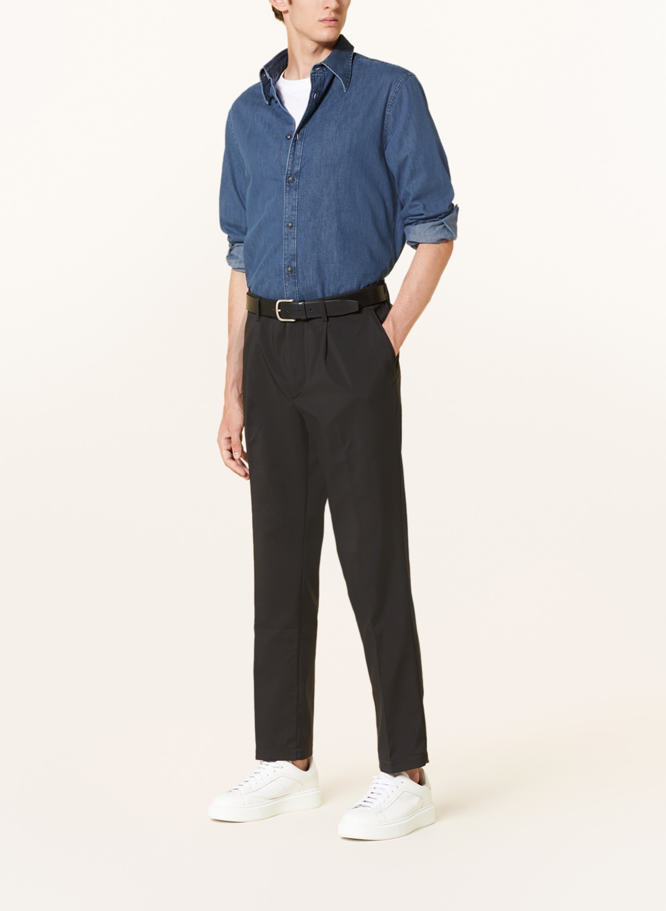 BOSS Chinos KANE regular tapered fit, Color: BLACK (Image 2)