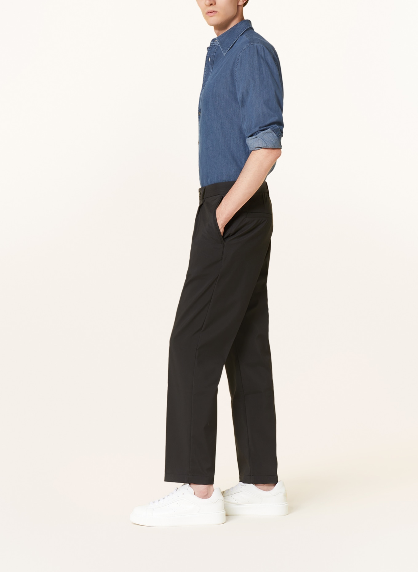 BOSS Chinos KANE regular tapered fit, Color: BLACK (Image 4)