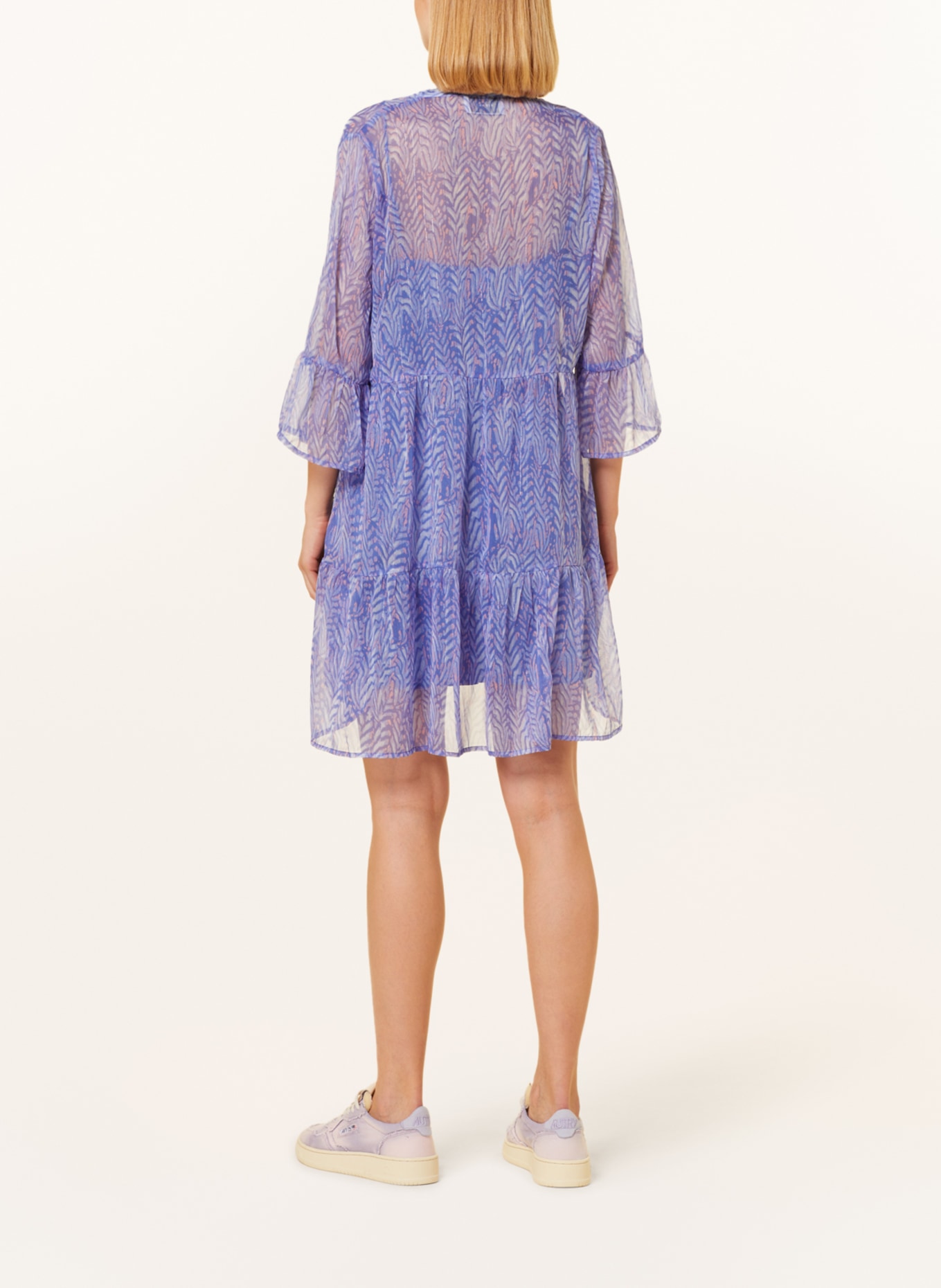 NEO NOIR Dress DENVER with 3/4 sleeves, Color: LIGHT BLUE/ LIGHT PINK/ BLUE (Image 3)