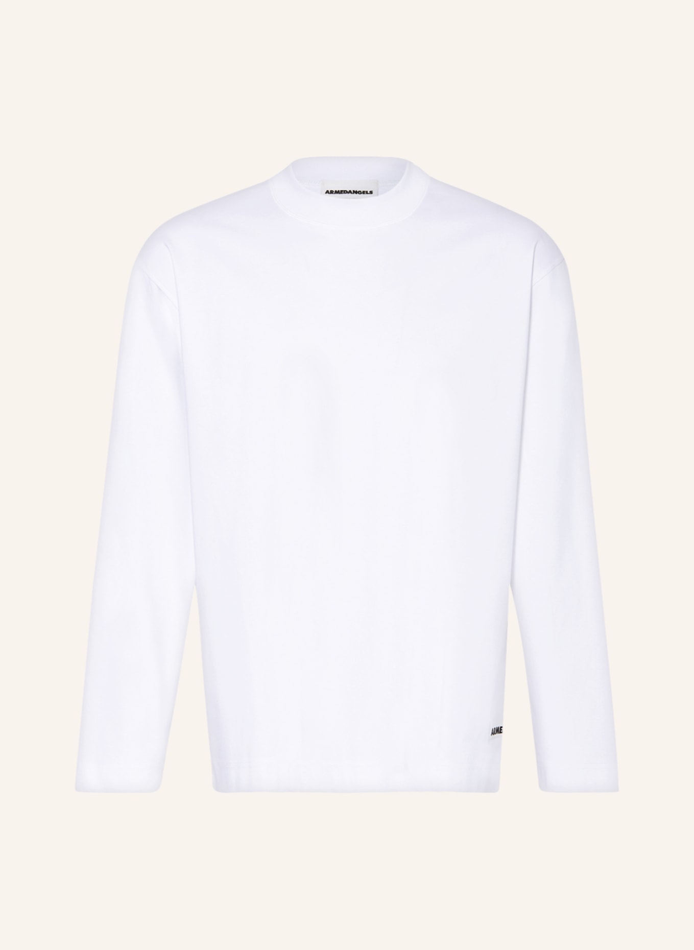 ARMEDANGELS Long sleeve shirt VAARES, Color: WHITE (Image 1)