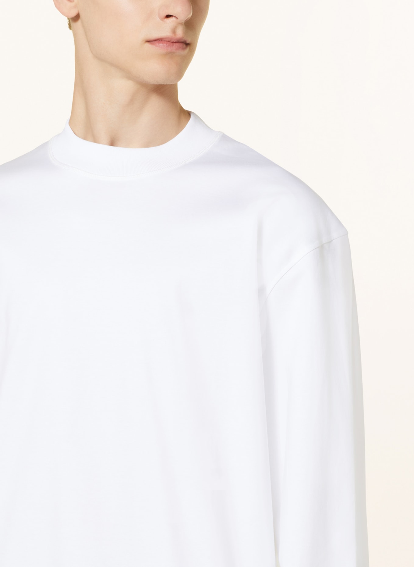 ARMEDANGELS Long sleeve shirt VAARES, Color: WHITE (Image 4)