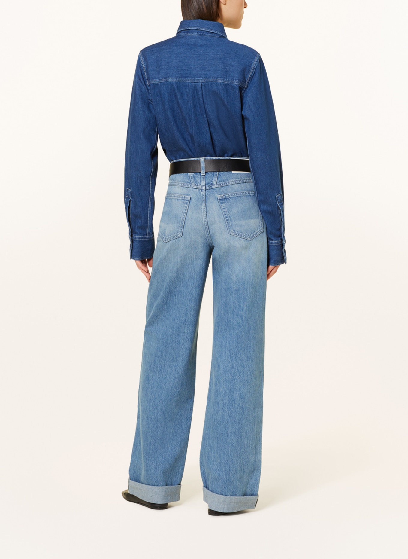 CLOSED Bluzka jeansowa, Kolor: GRANATOWY (Obrazek 3)