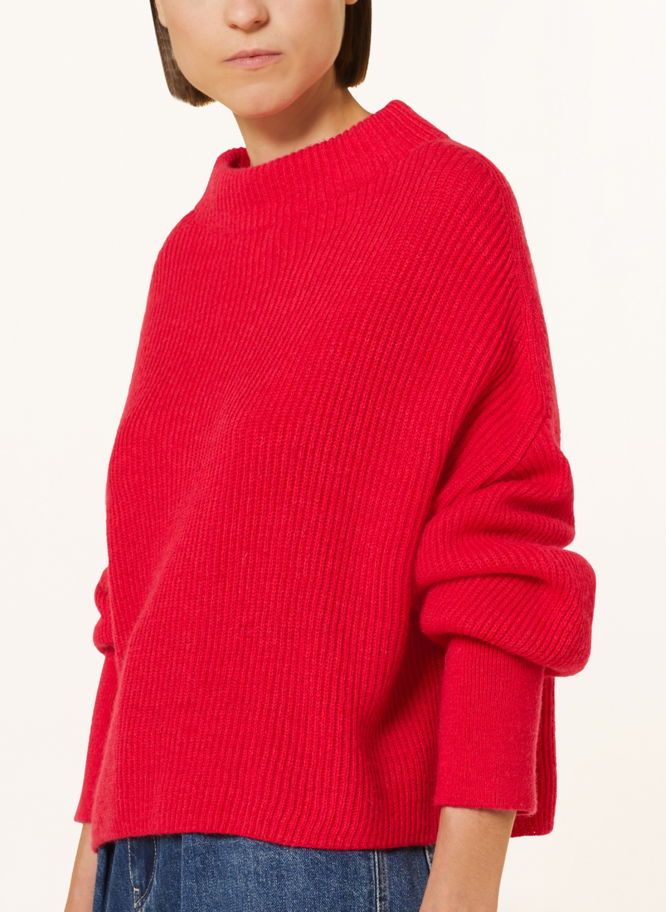 CLOSED Sweter z dodatkiem alpaki, Kolor: FUKSJA (Obrazek 4)