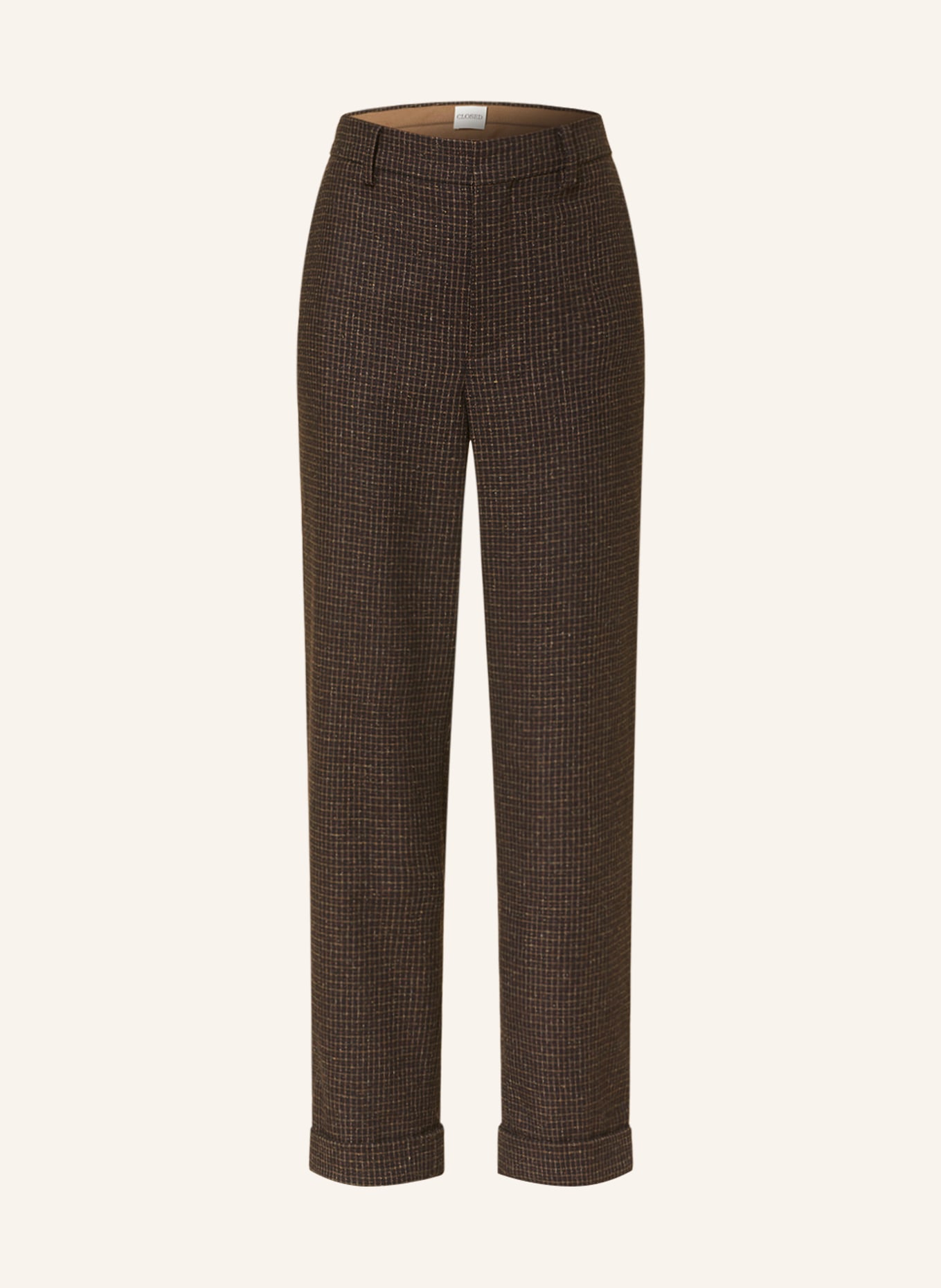 CLOSED Pants AUCKLEY, Color: DARK BROWN/ LIGHT BROWN (Image 1)