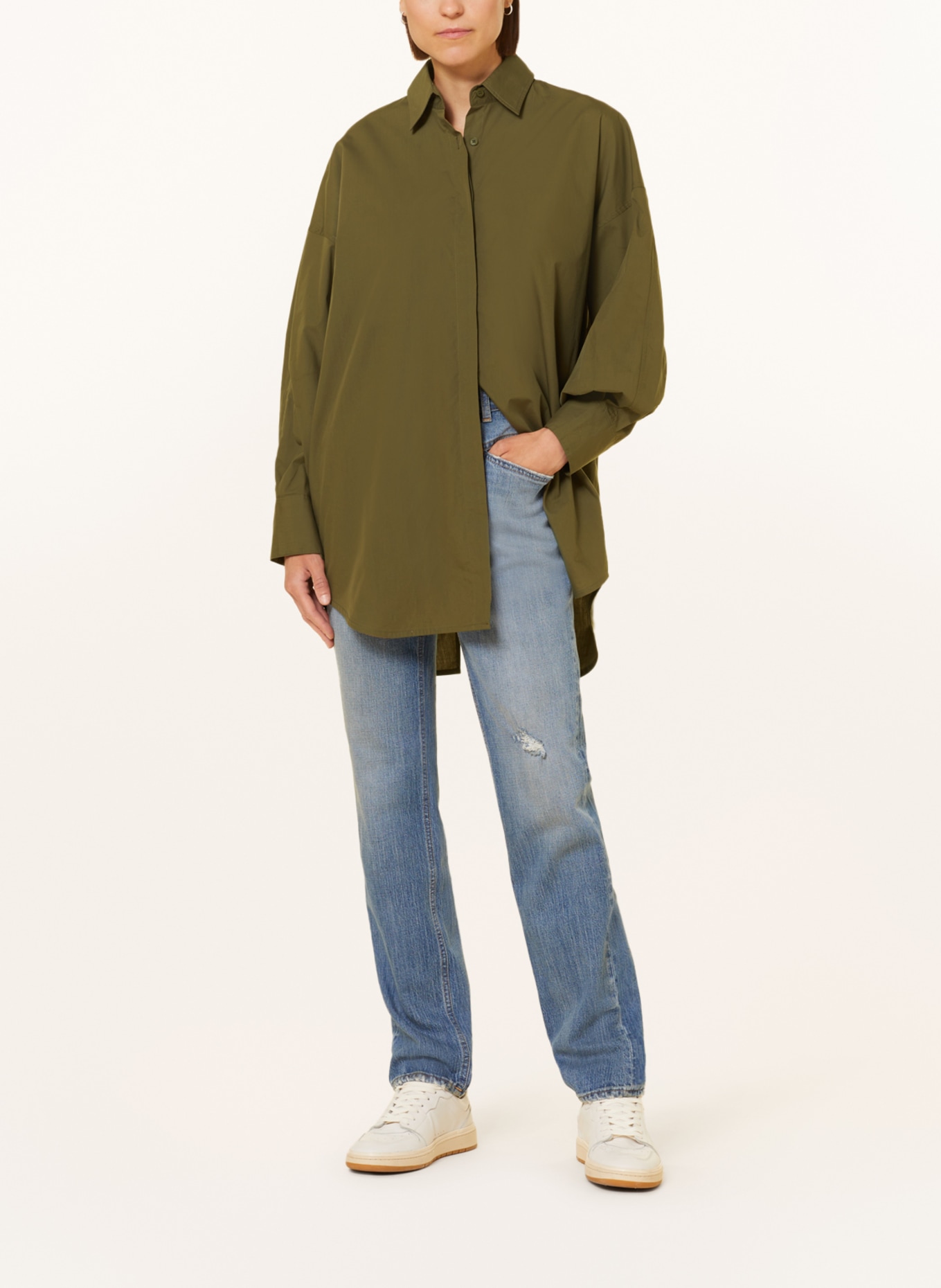 CLOSED Shirt blouse, Color: OLIVE (Image 2)