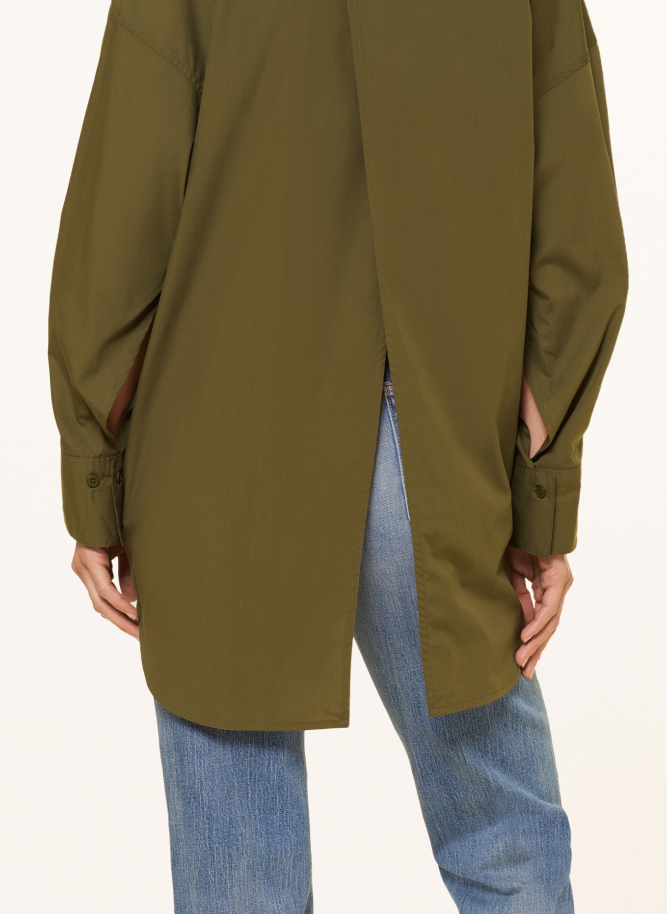 CLOSED Shirt blouse, Color: OLIVE (Image 4)