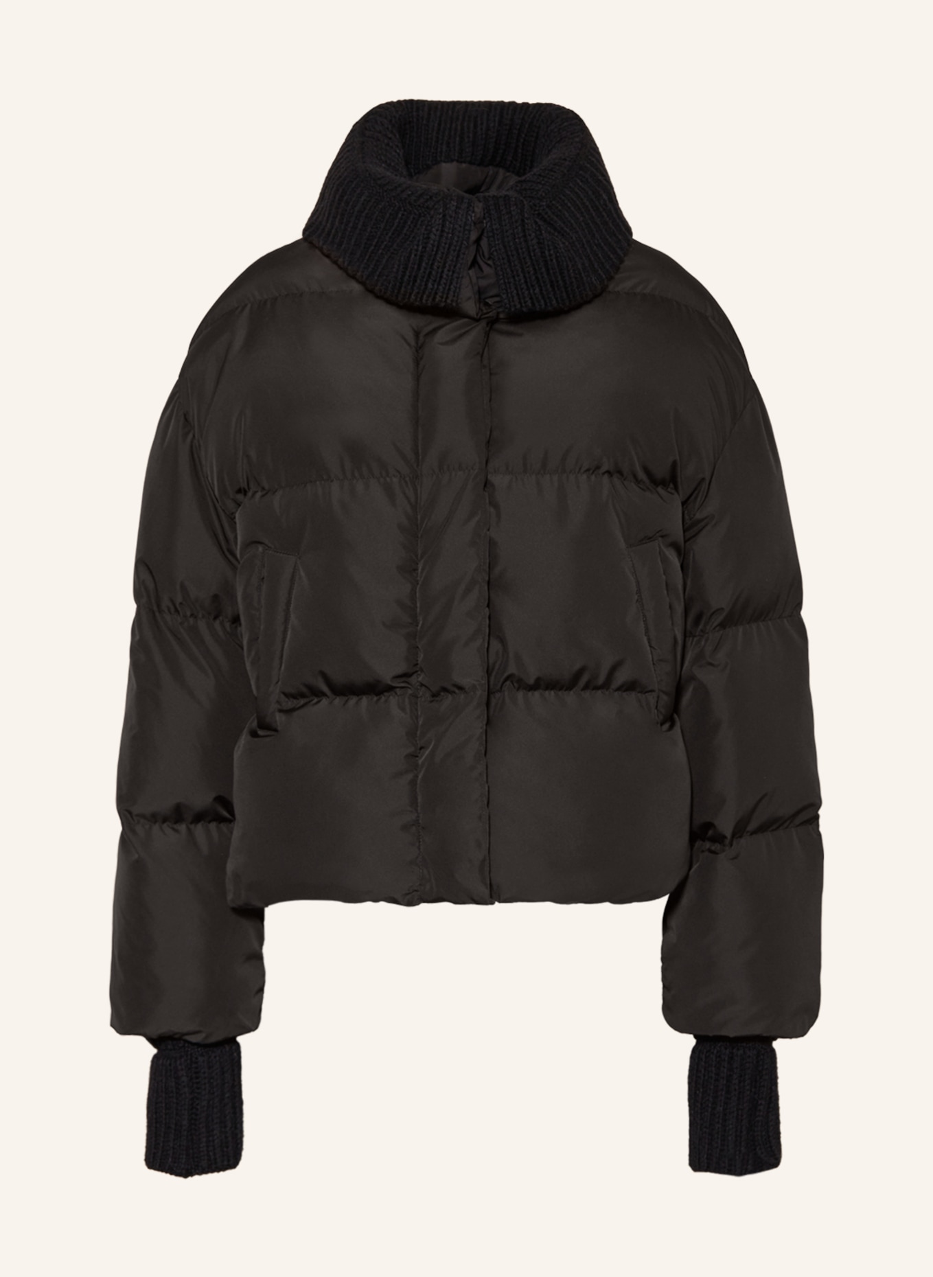 CLOSED Quilted jacket, Color: BLACK (Image 1)