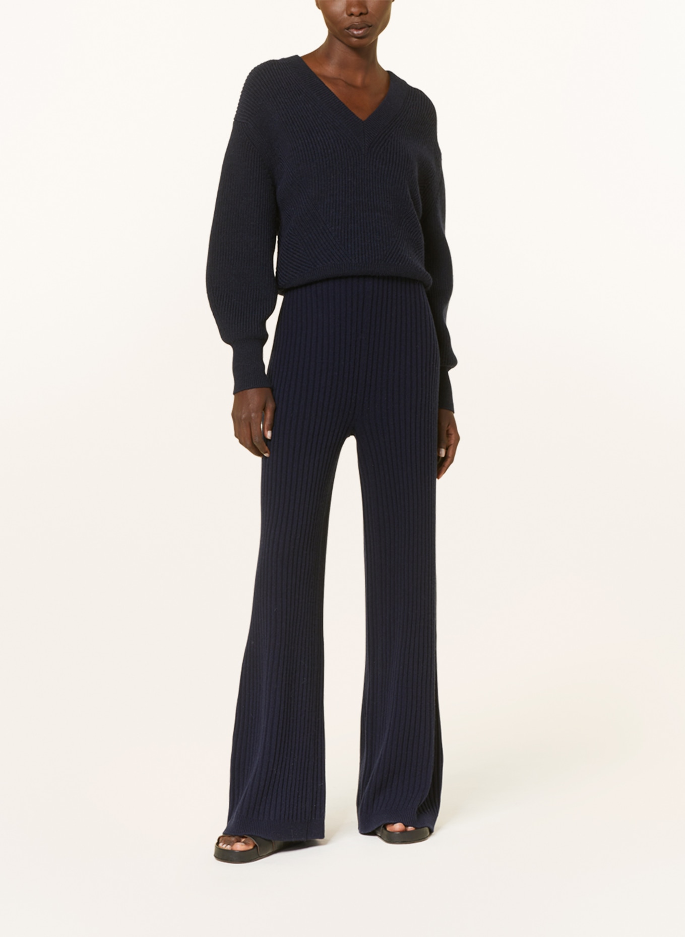 CLOSED Knit trousers, Color: DARK BLUE (Image 2)