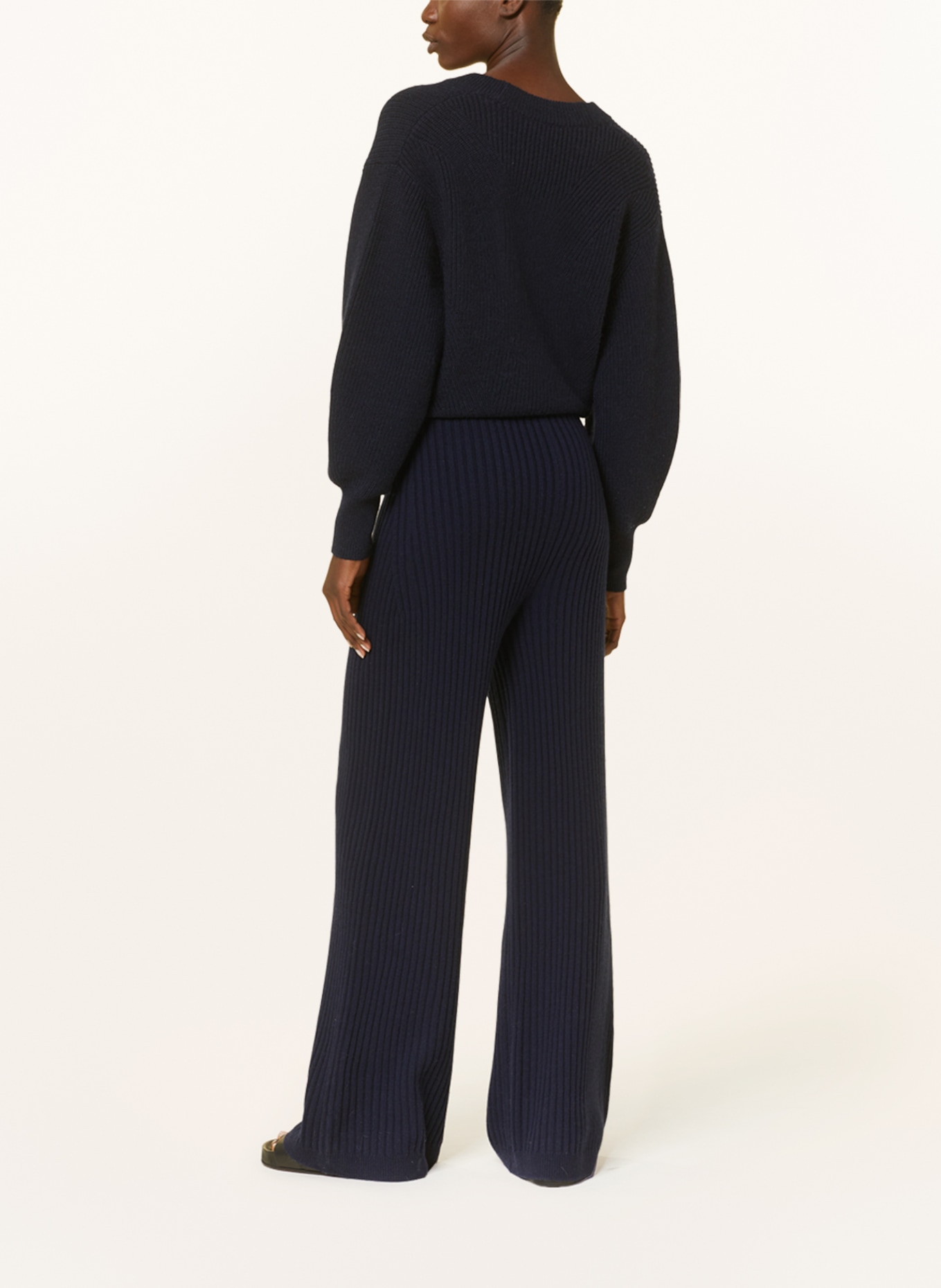 CLOSED Knit trousers, Color: DARK BLUE (Image 3)